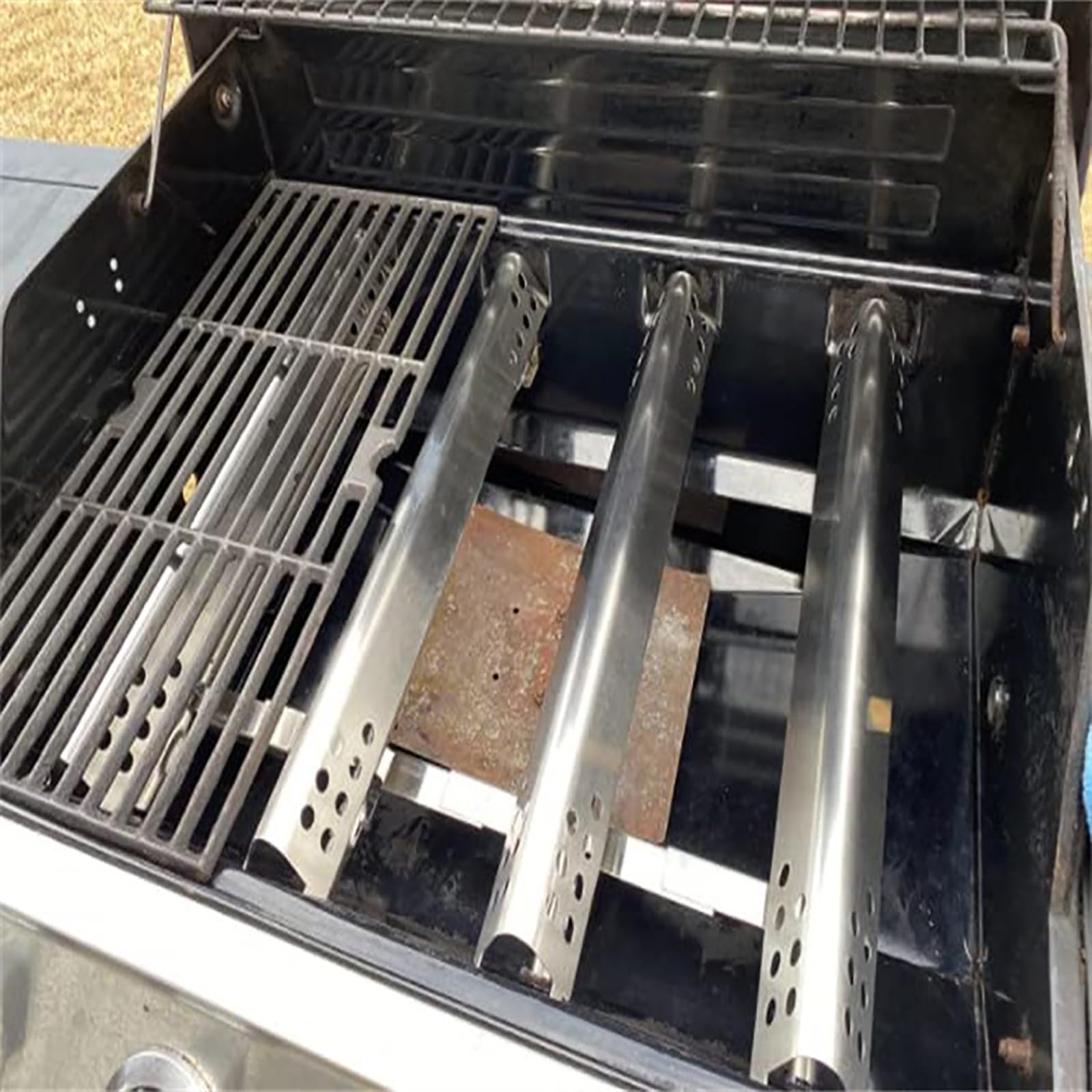 Vassoio raccogli Grasso di Ricambio con vaschetta di Raccolta, Accessorio Universale per vaschetta raccogligocce, Compatibile con Vari Modelli di griglia, per Barbecue all'aperto
