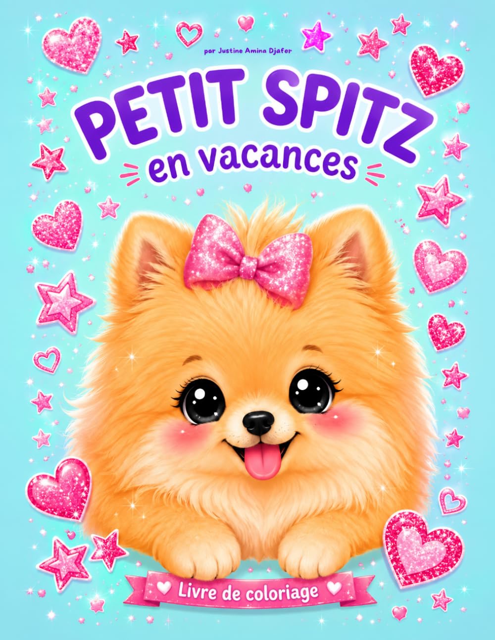 PETIT SPITZ en vacances: Livre de coloriage pour enfant