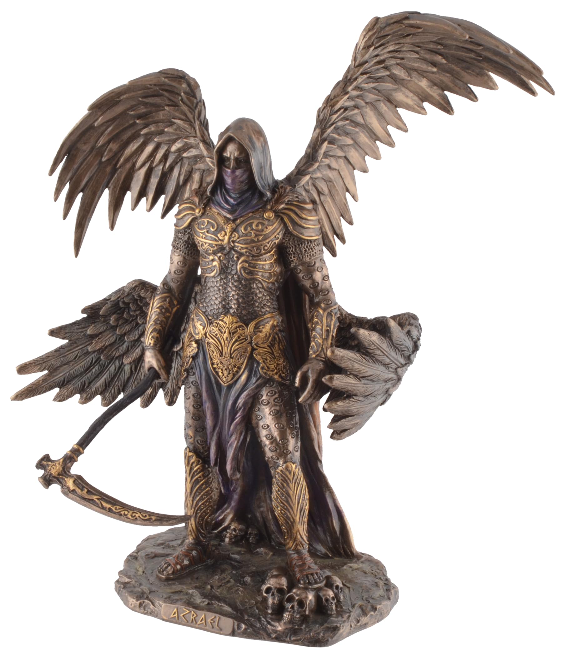 Azraele, Arcangelo della morte, in pietra artificiale, color bronzo, collezione Veronese, 708-78385
