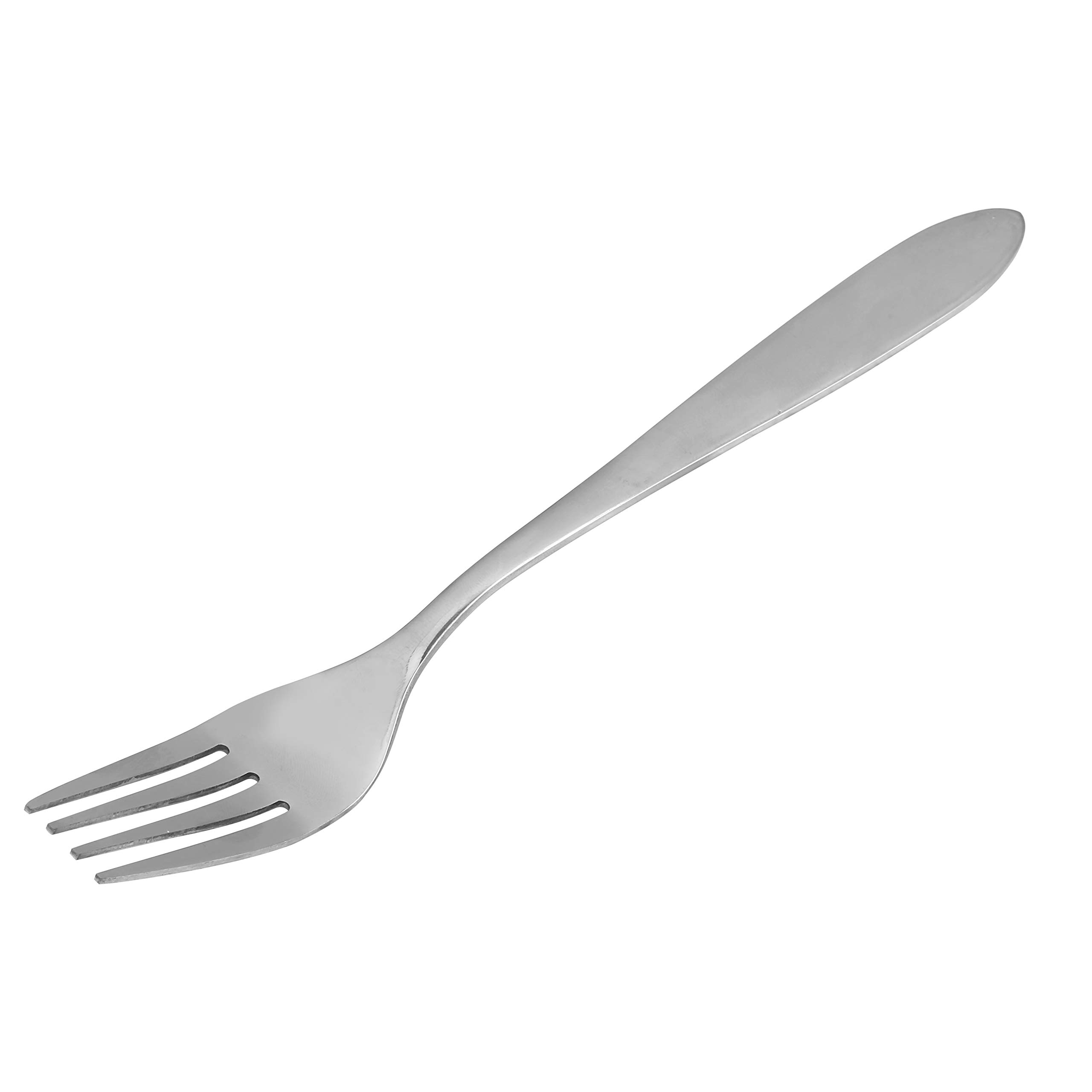 DelcasaSet Of 6 Stainless Steel Dinner Fork - Ideal While Eating Salad, Dessert, Appetizer, Fruit Salad, Chinese Food And More | Dinner Forks, Table Forks Ideal For Family, Hotels, Restaurants