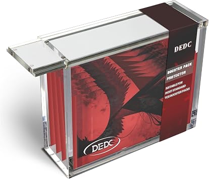 DEDC Collector Booster Box Clear Display Case Protector 1pcs Collector Booster