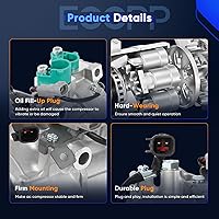 Vista 3 de ECCPP Compresor de A/C con embrague 2014-2018 Compatible con Compresor de aire acondicionado Ford Focus 2.0L