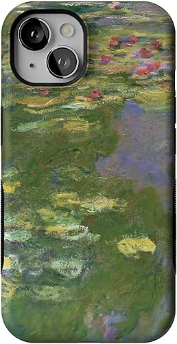 Vista 615 de Casely Funda para iPhone 13 Compatible con MagSafe Color Splash de medianoche Funda retro abstracta Color de medianoche Splash Abstracto