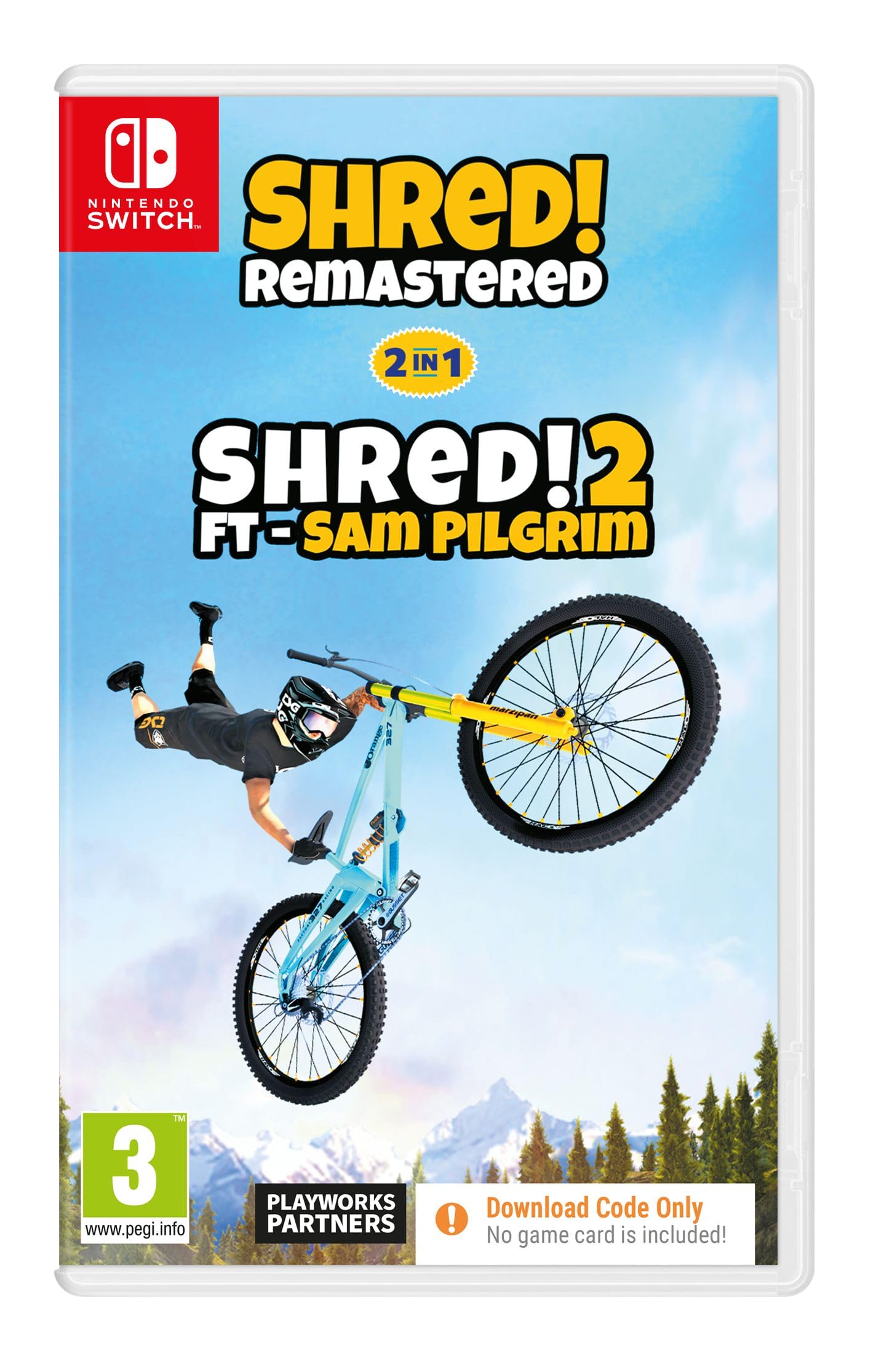 Shred 2 in 1 Game (Download Code in Box)