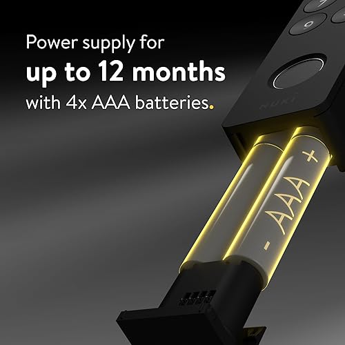 Miniatura 6 de Nuki Teclado 2, acceso a la puerta de huellas dactilares, entrada segura de código para cerradura inteligente, fácil instalación, entrada sin llave