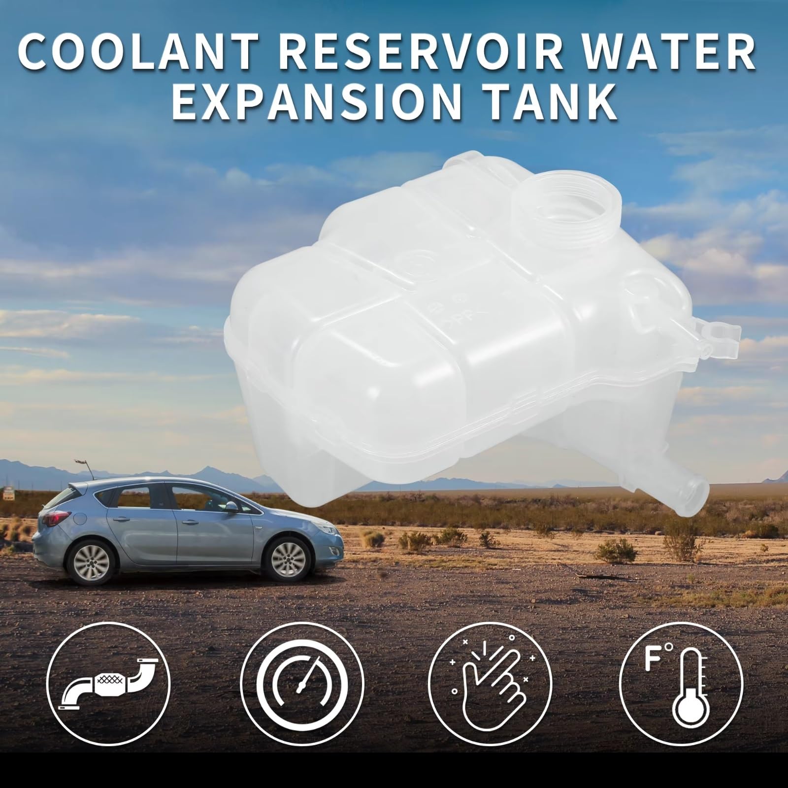 Repuestos para Toyota RAV4 2009-2018: Depósito de expansión de refrigerante, Botella de anticongelante 16470-0H100