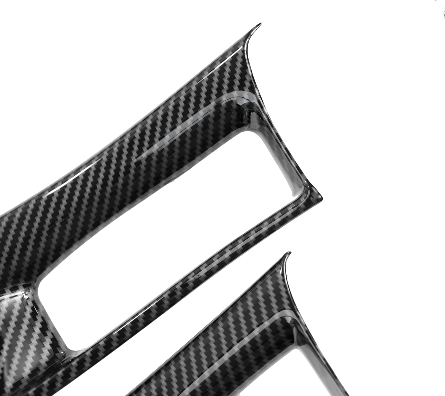 Barong for Nissan Frontier 2022-2026 Accessories Interior 4-Door Window Lift Trim Switch Panel Cover Trim ABS Carbon Fiber Style