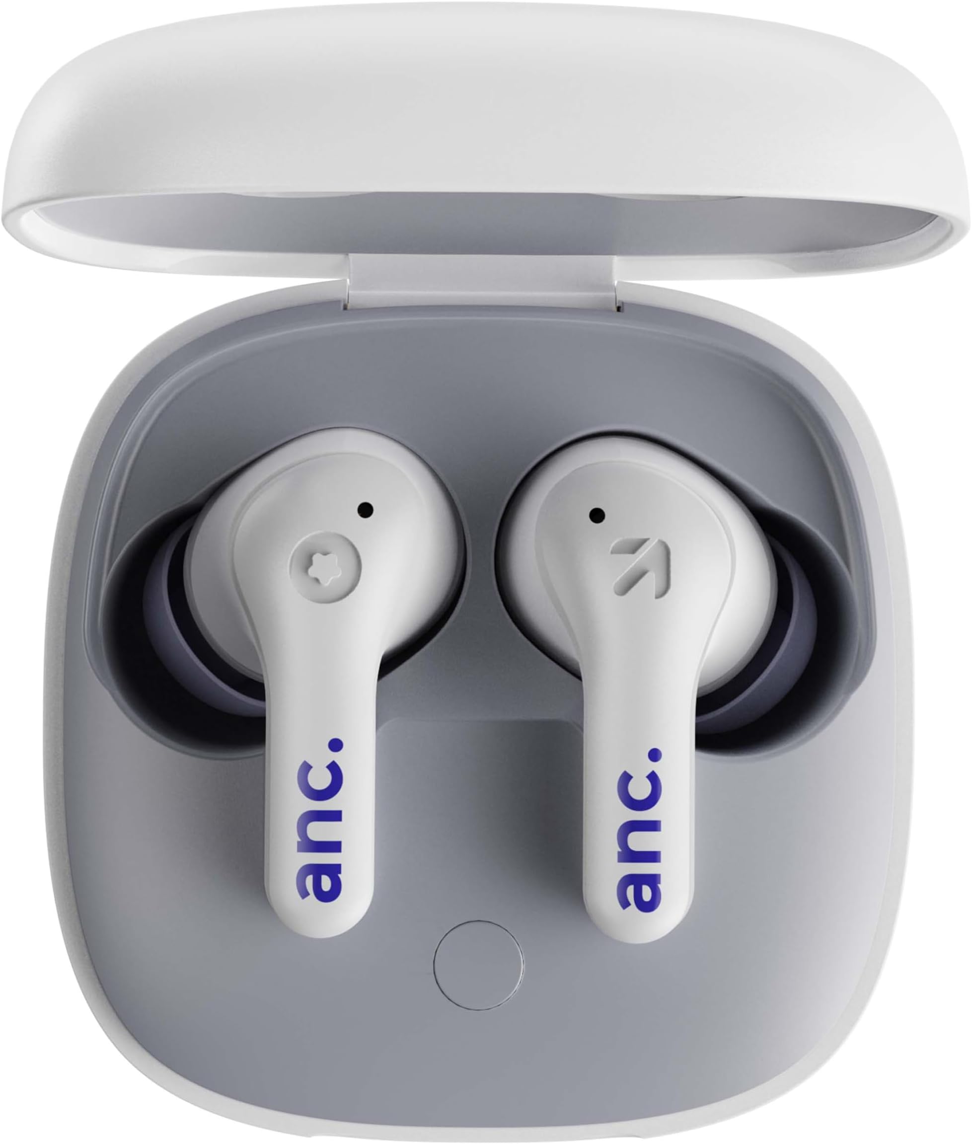 Boult Newly Launched Klarity 4 in Ear Earbuds with 60H Playtime, 35dB Active Noise Cancellation, 4 Mics Calling, 45ms Low Latency, 10mm Driver, Type-C Fast Charging, TWS ANC Ear Buds Wireless (White)