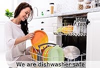 Vista 4 de Forros de silicona para freidora de aire, cestas de freidora de aire de forma cuadrada de 7.7 pulgadas de ancho, se adaptan a todas las freidoras