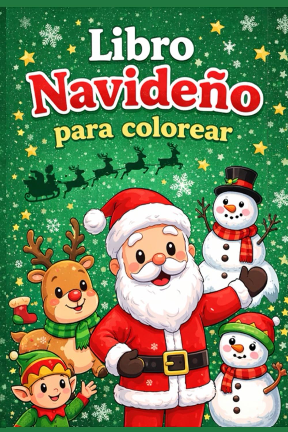 Dulce Navidad - pinta y colorea