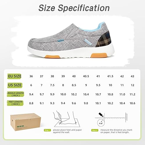 Miniatura 9 de OrthoComfoot Mocasines ortopédicos sin cordones para caminar para mujeres cómodos mocasines para fascitis plantar con soporte de arco para pies