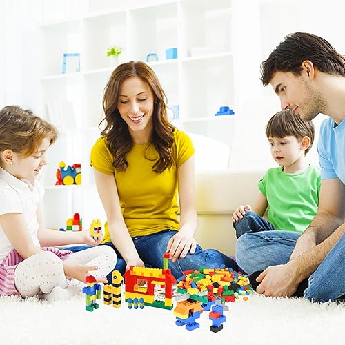 Miniatura 6 de EKIND Juego de ladrillos de construcción educativos clásicos de 2 x 2 con formas regulares, compatible con todas las principales marcas, cultiva la