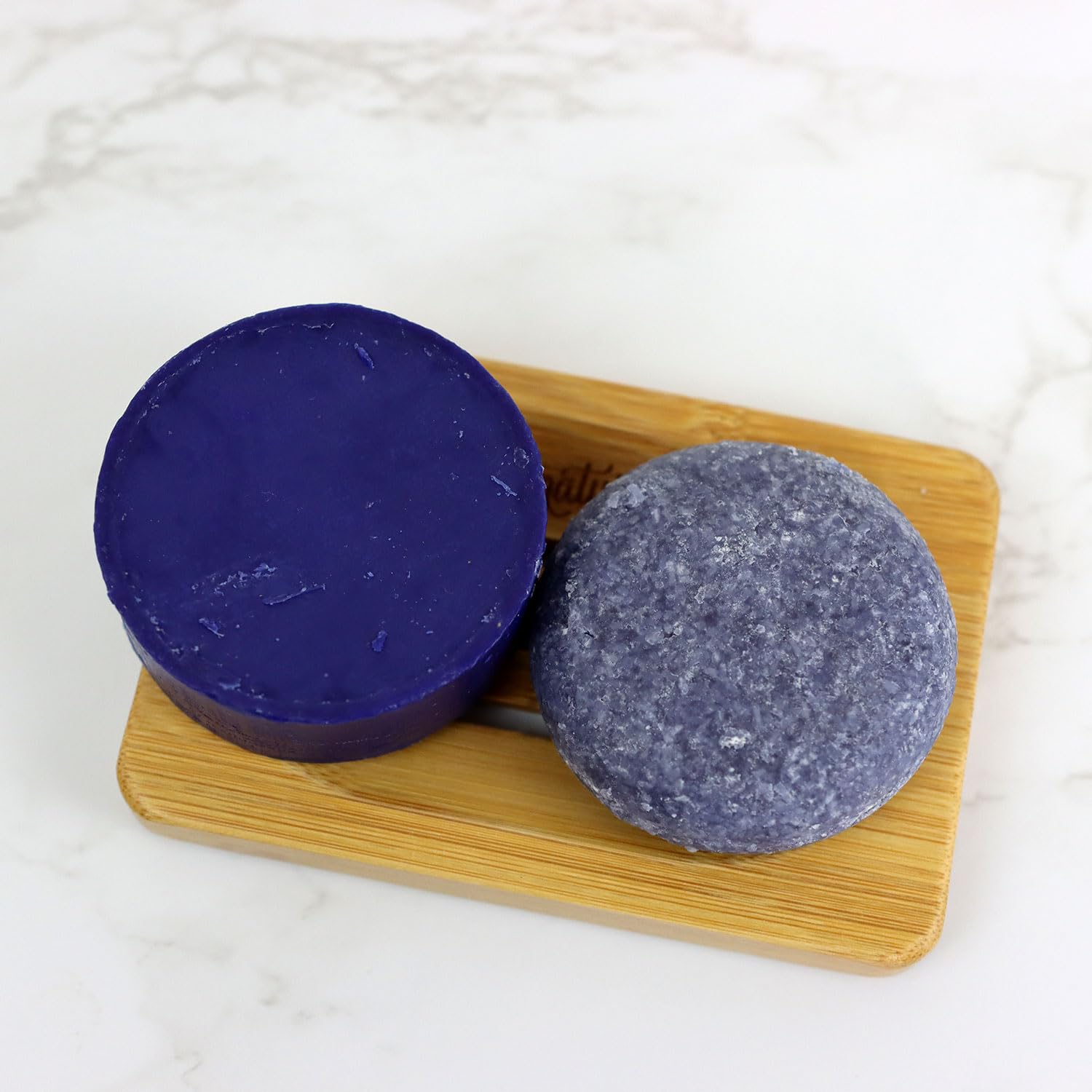 Naturel Purple Toning Shampoo and Conditioner Bar Set with Biotin for Blonde or Grey Hair, Shampoo Bar and Conditioner Bar for Blonde or Grey Hair, Vegan and Cruelty Free, Zero Waste, Made in USA - Image 6