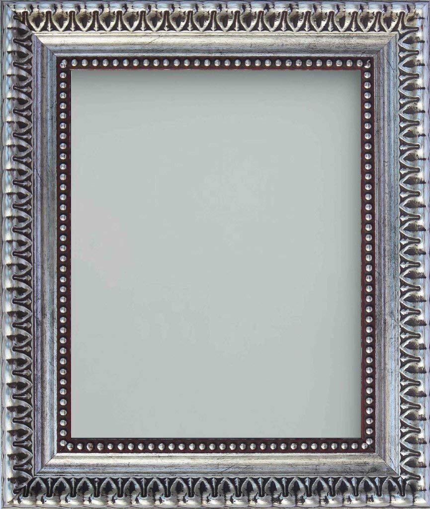 Frame Company Antique Silver Aurelia Picture Photo Frame, A3+ (19X13 Inch) * Choice Of Sizes* Fitted With Real Glass
