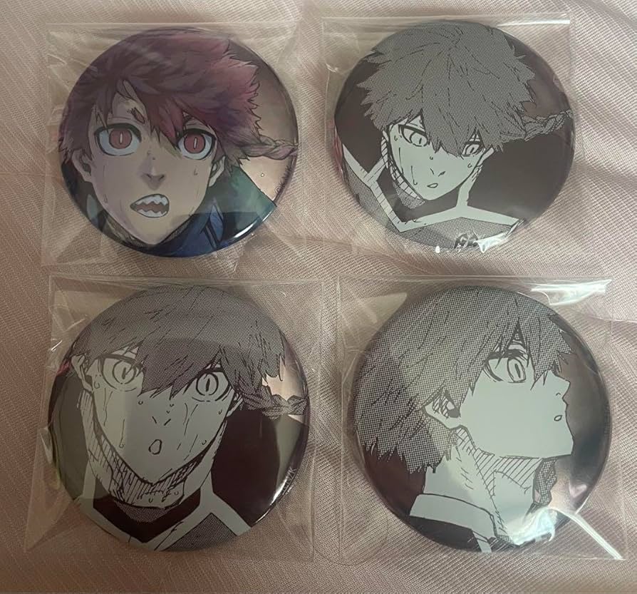 Amazon.co.jp: ブルーロック ブルロ展 缶バッジ 黒名蘭世 : Toys & Games