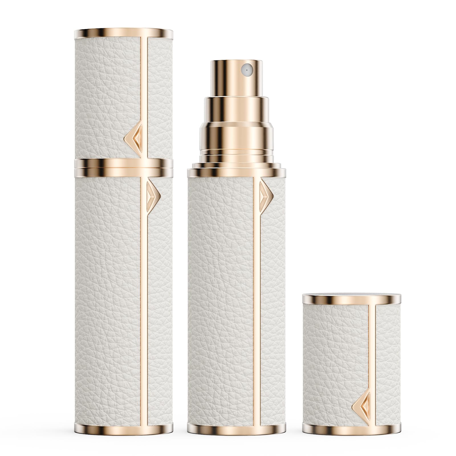Kuangre Men's White-10Ml 10Ml Atomizer Perfume Spray Bottle, Empty Cologne Dispenser, Portable Sprayer Travel Essentials For Many Scenes Gifts.