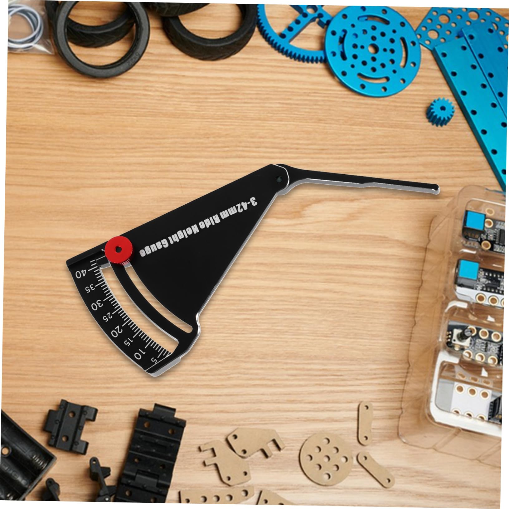 de Medición de Altura de Vehículos de Aluminio Herramienta Multifuncional para Altura de Camiones Rvs y Coches Teledirigidos Diseño Ergonómico y Alta Precisión Medidor Resistente y