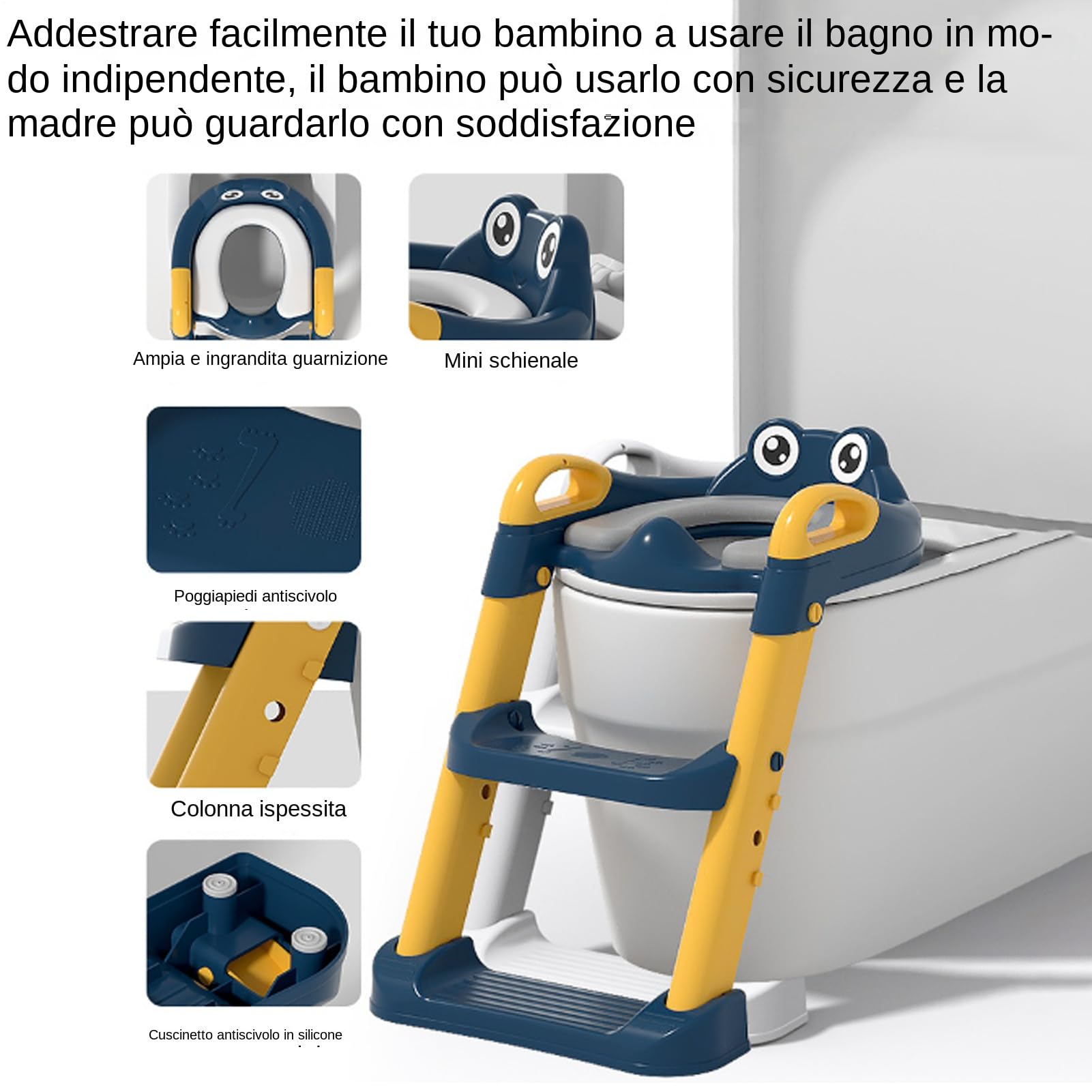 Escalera para orinal – Escalera plegable para inodoro antideslizante