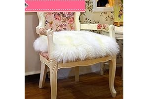 UKELER Luxurious Sheepskin Seat Pad: Unparalleled Comfort and Style for Your Wheelchair