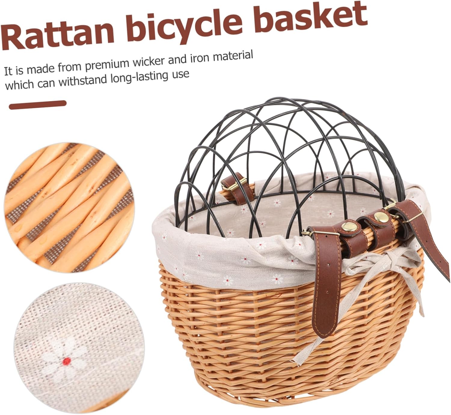 Pet Carrier Bag for Bike Durable Handlebar Basket for Dogs and Cats Capacity Portable Pet Bag Easy to Use Bike Frame Bag for Cycling Adventures