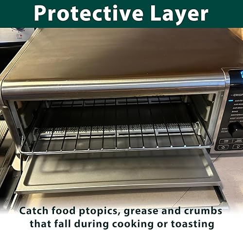 Miniatura 8 de SP101 Bandeja de migas Piezas de repuesto para Ninja Foodi Digital Air Fry Horno Bandeja de migas 304 Acero inoxidable SP100 SP080 FT102CO SP101C