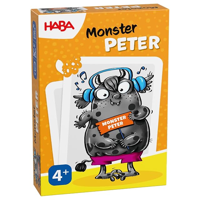 Haba Monster Peter - Juego de Cartas clásico para niños a Partir de 4 años