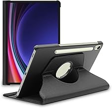 ebestStar - Cover for Samsung Galaxy Tab S9, 5G, 360 Rotation Protection Case, PU Leather, Black
