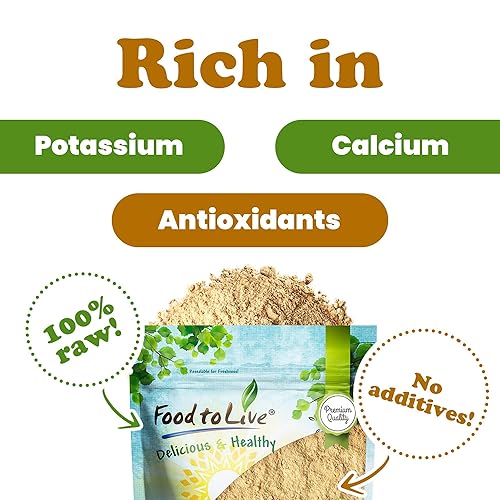 Miniatura 5 de Food to Live Maca en polvo amarilla, 1 libra, raíz de maca molida cruda, vegana, kosher, keto, no gelatinizada, a granel, rica en vitamina C