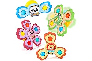 Spinning Suction Toys for Babies: Sensory Stimulation and Entertainment
