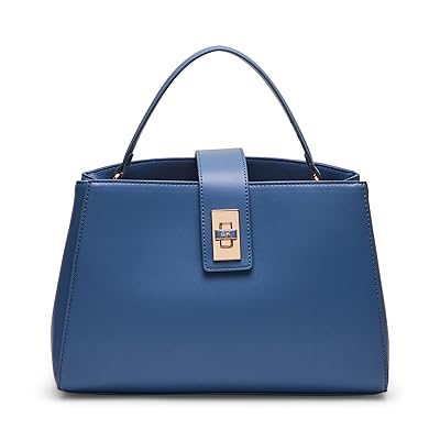 Anne Klein Minimal Satchel with Enamel Turnlock Satchel Women