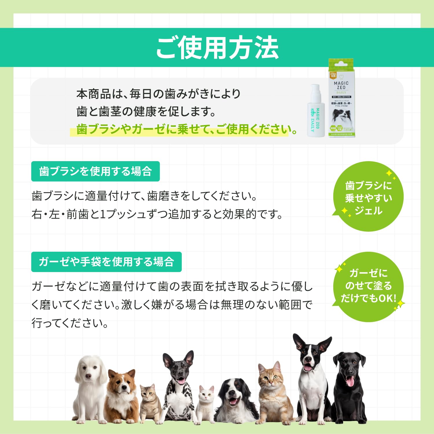 Amazon.co.jp: EDOG JAPAN マジックゼオデイリー 40mL 歯磨き粉 歯石