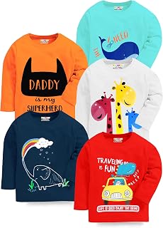 Kuchipoo Baby Girl & Baby Boy Regular Fit Cotton T-Shirt Price In India