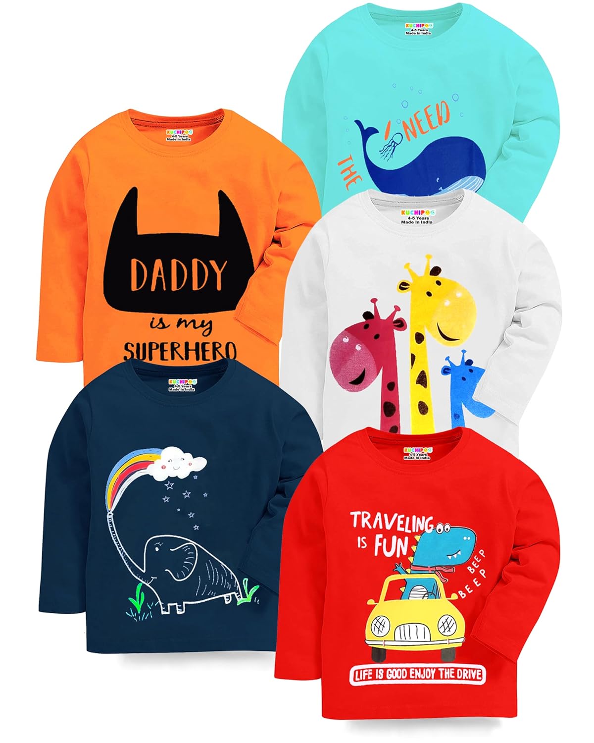 Kuchipoo Baby Girl & Baby Boy Regular Fit Cotton T-Shirt - Review, Price and Buying Guide