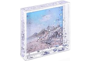 4 x 4-Inch Glitter Picture Frame: Capture Timeless Memories in Glittering Liquid Elegance