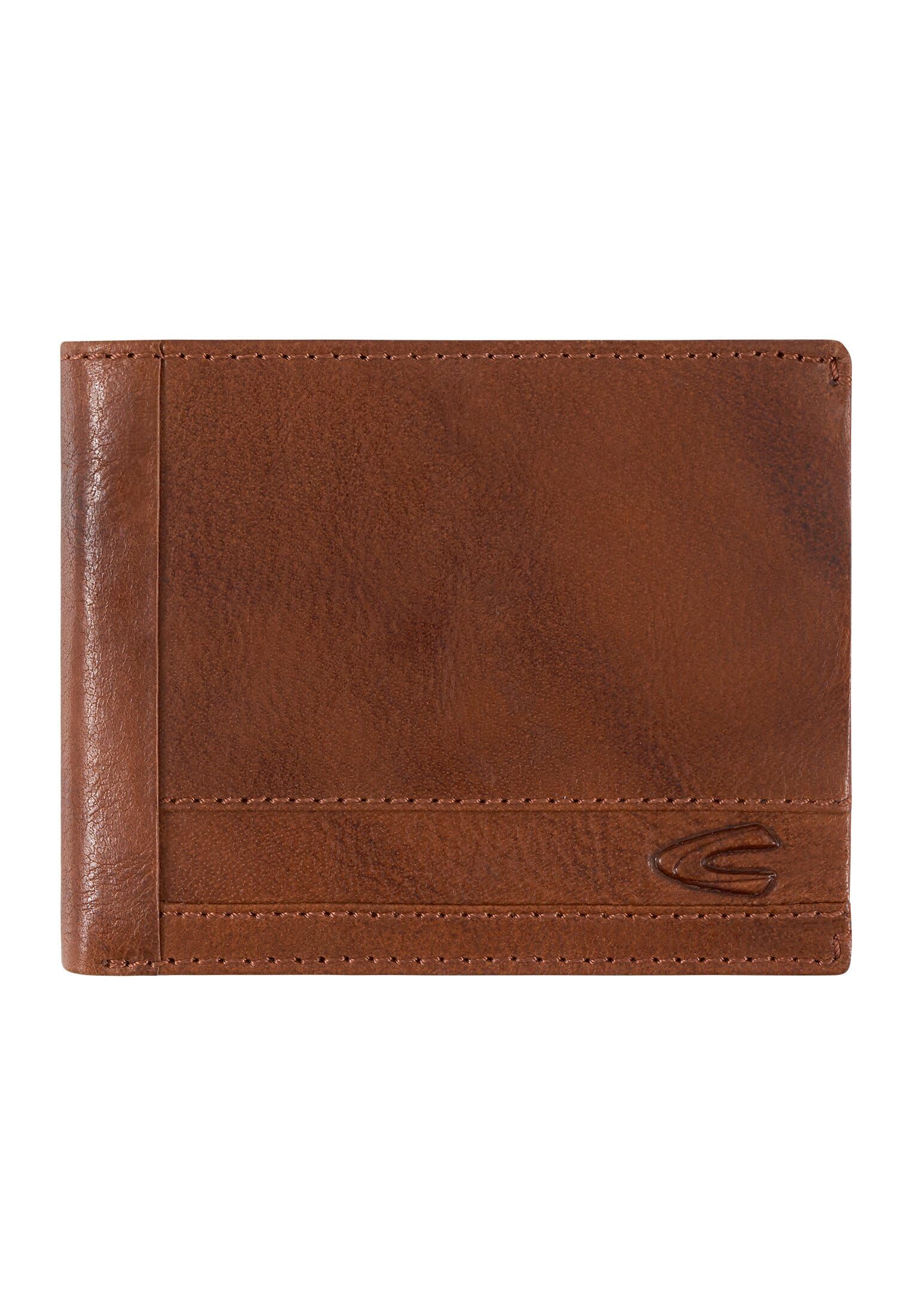 Camel Active Herren Cognac Braun Field Geldbörse Aus Fein Genarbtem Leder Mit Rfid Schutz