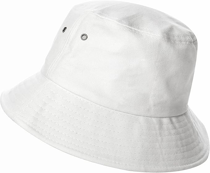 Youth Bucket Hat for Boys & Girls Ages 10–16 – Solid Cotton Sun Hat for Teens | Summer Beach Fisherman Cap (Size 22.4")