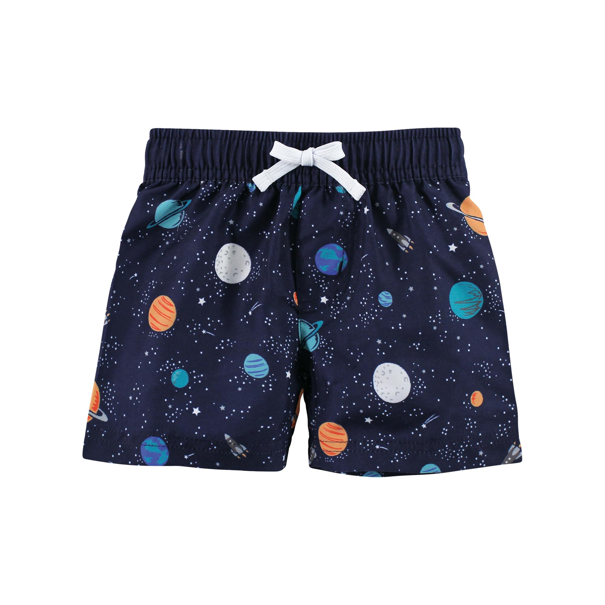 Hudson Baby Unisex Baby Swim Rashguard Set, Space, 9-12 Months