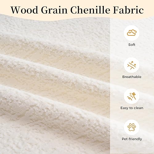 Miniatura 4 de Sofá modular curvo de 110 pulgadas con 4 plazas, sofá curvo para sala de estar, sofá modular moderno, sofá deshuesado, tela de felpilla de grano de