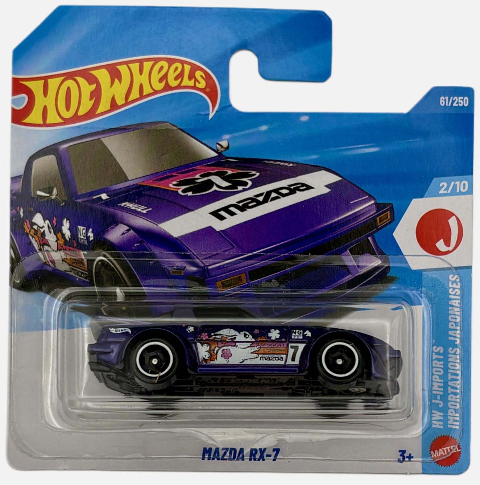 Hot Wheels - Mazda RX-7 - JJJ29 - HW J-Imports 2/10 - Short Card