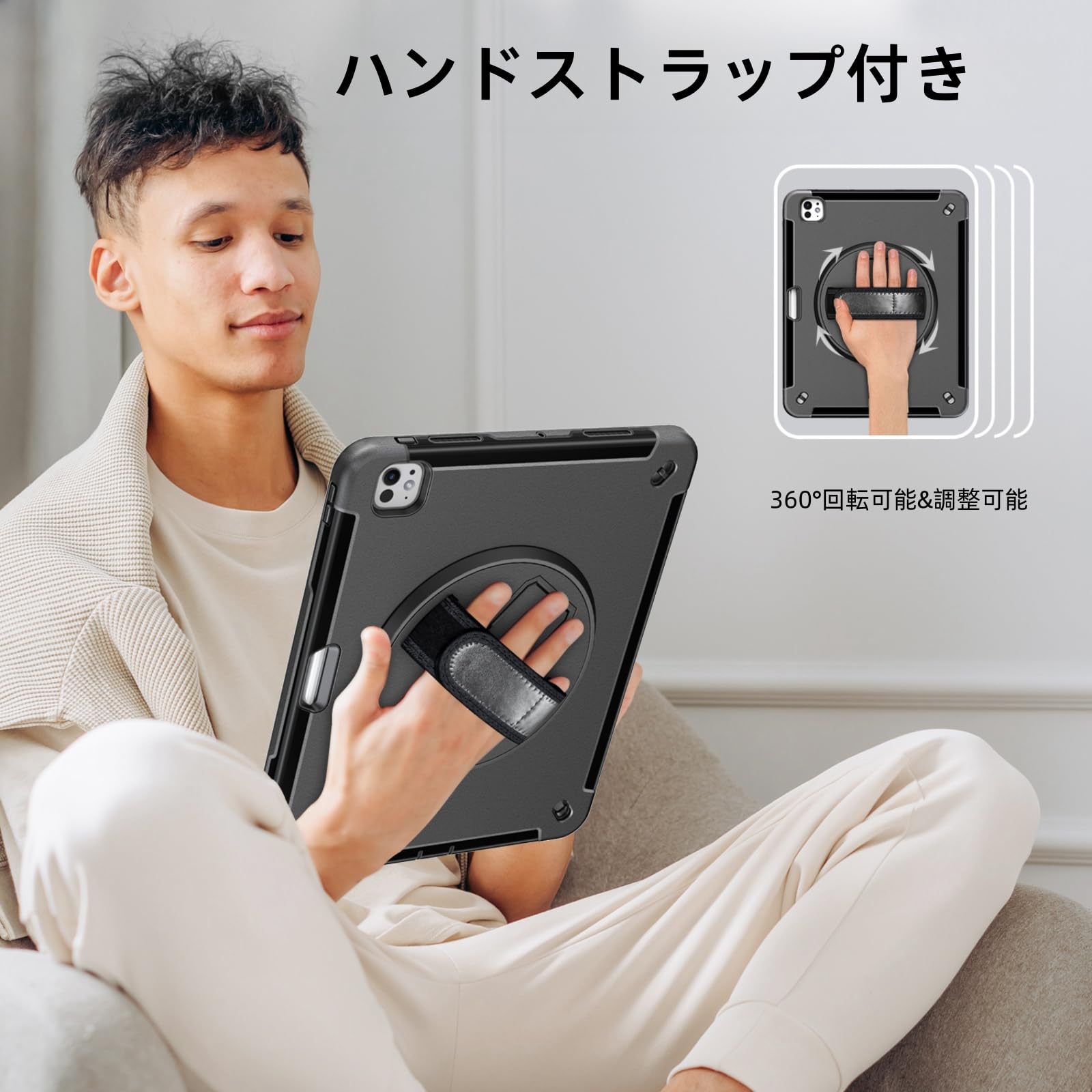 Amazon.co.jp: ZenRich iPad Pro 13(M4) 2024 ケース 耐衝撃 | ペン 