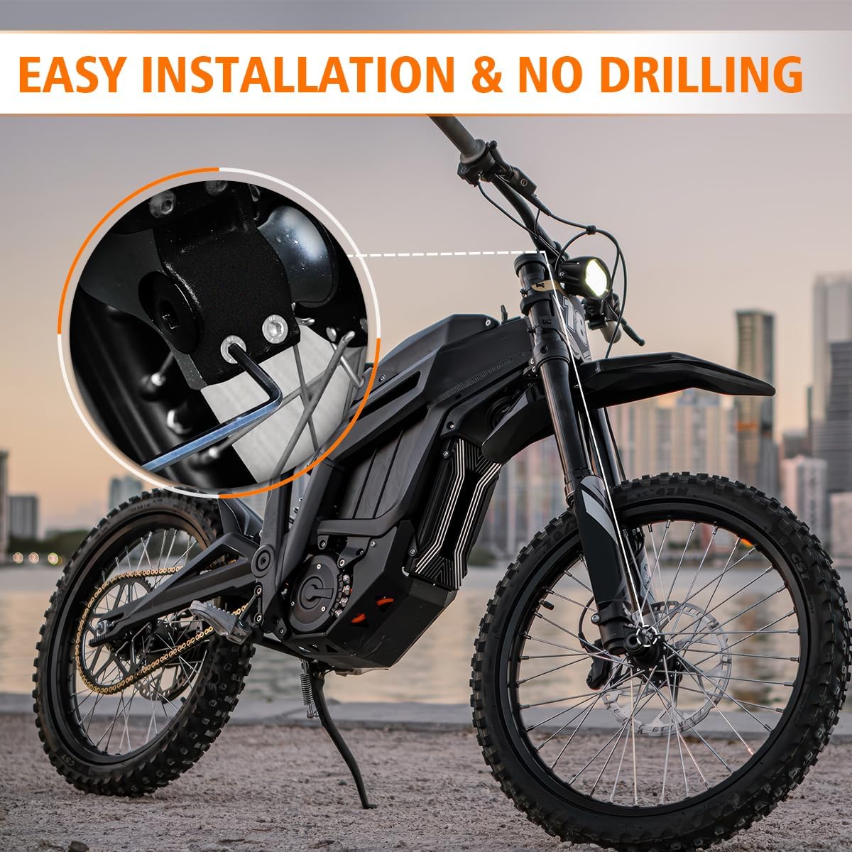 Front Wheel Hub Spacer Bushing for Talaria MX3 MX4, CNC Front Wheel Spacer Kit Front Shock Bushing Set Suspension Knuckle Kit Modified Bushing Accessories for Taparia