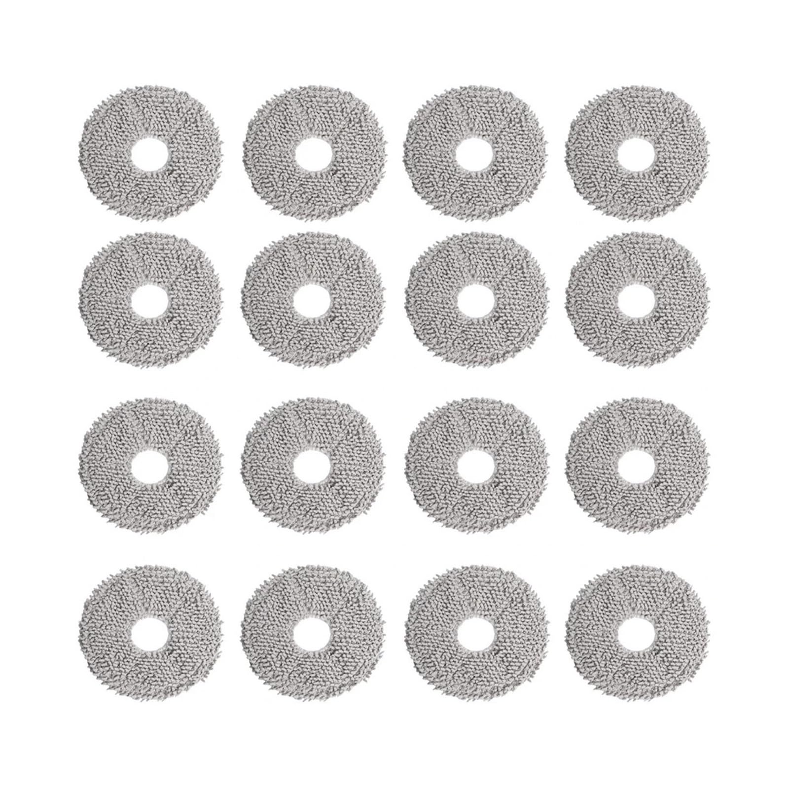 GENTERUN Mop Pad Replacement Accessories, Compatible For Xiaomi, X20+ X10+ X20 Plus X10 Plus Robot Vacuum, 16PC, Vacuum Mop Pads