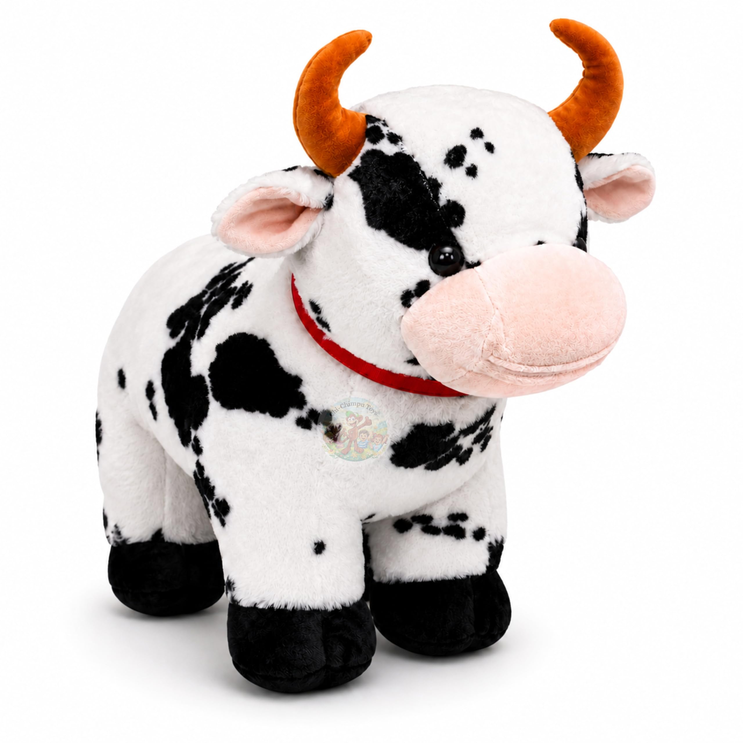 American Cow Plush Toys, Black & White-Big Size (45 Cm) Animal Soft Toys For Kids/Babies/Girls-image-26