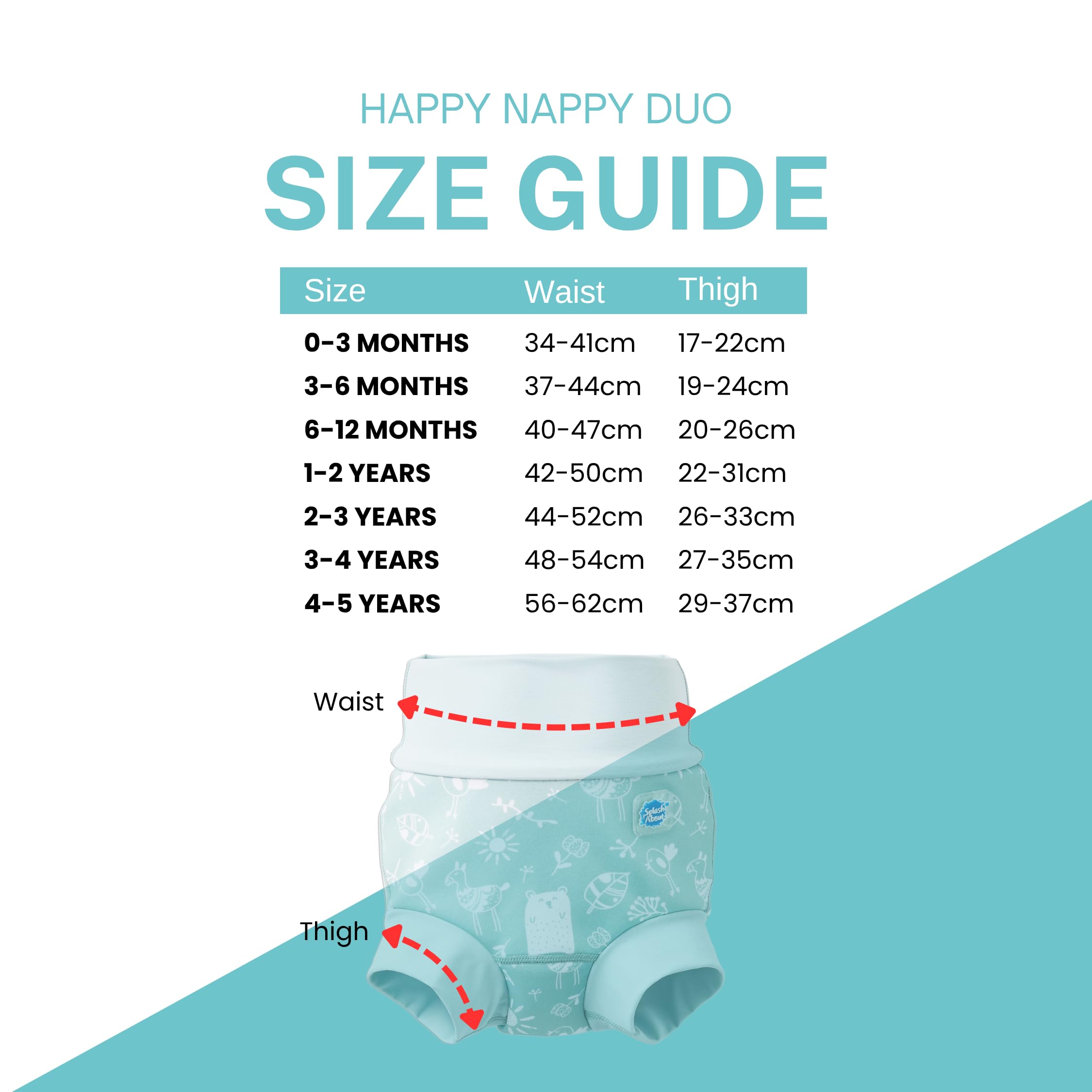 Splash About Happy Nappy Duo pañal de natación reutilizable