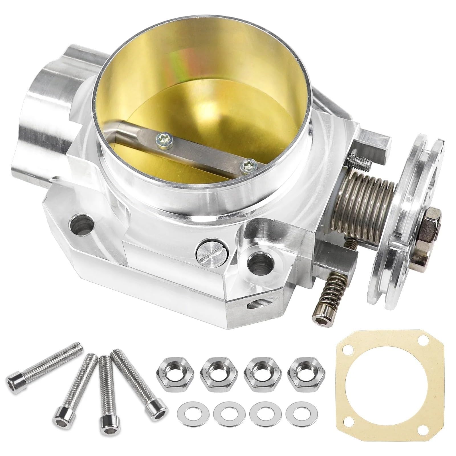Drosselklappe Saugrohrklappe Für Civic Coupe Für S2000 1999 2000 Aluminium 70mm Ansaugkrümmer CNC Performance Drosselklappenventil