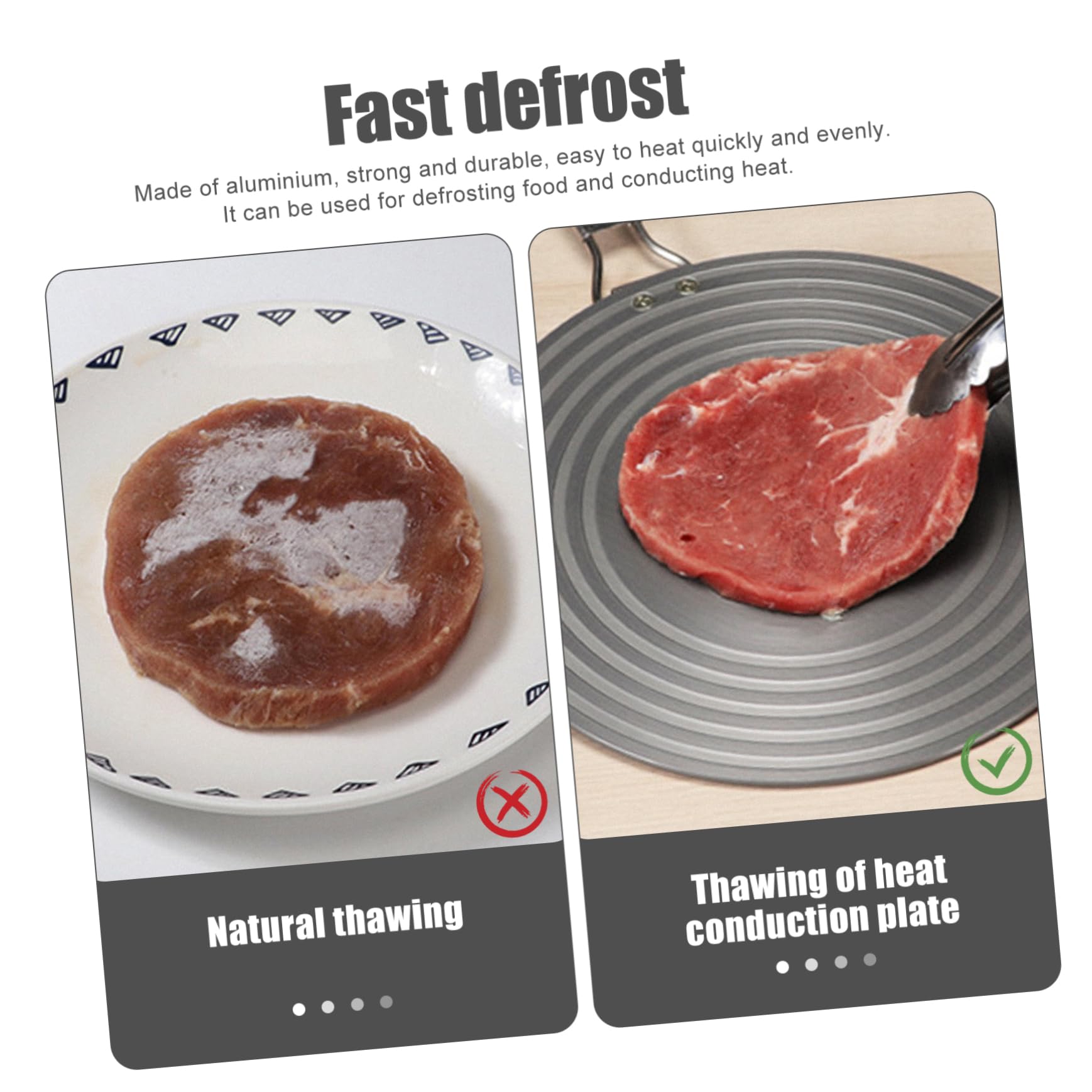 Unomor Heat Conduction Plate Heat Adapter Plate Thermal Guide Plate Heat Diffuser Cookware Accessory