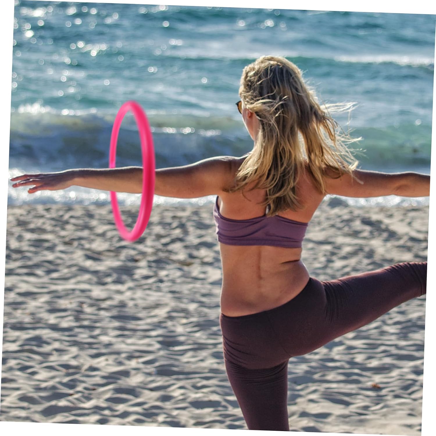 UPKOCH Womens Arm Workout Hoop Durable Fitness Ring for Indoor Exercise Enhances Arm Strength Compact for Home Use for Various Fitness Routines