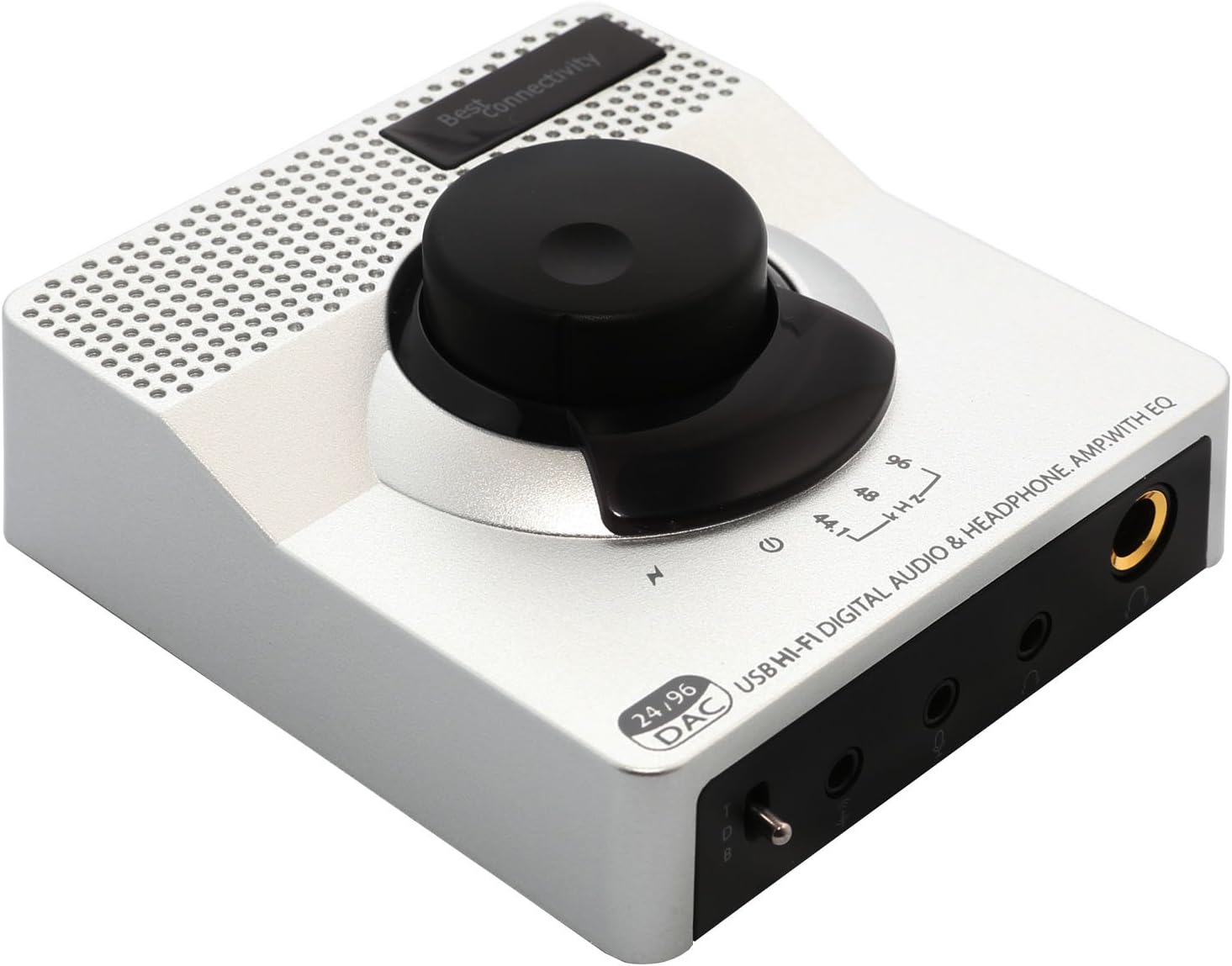 USB 24 Bit 96 KHz DAC Digital to Analog Headphone Amplifier 2 Stage EQ Digital/Coaxial Output and RCA Output (SD-DAC63118)