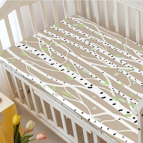 Miniatura 9 de Sábanas de cuna con temática de béisbol, sábanas portátiles para cuna, sábanas de colchón para cama infantil, ideal para habitación de niños o niñas