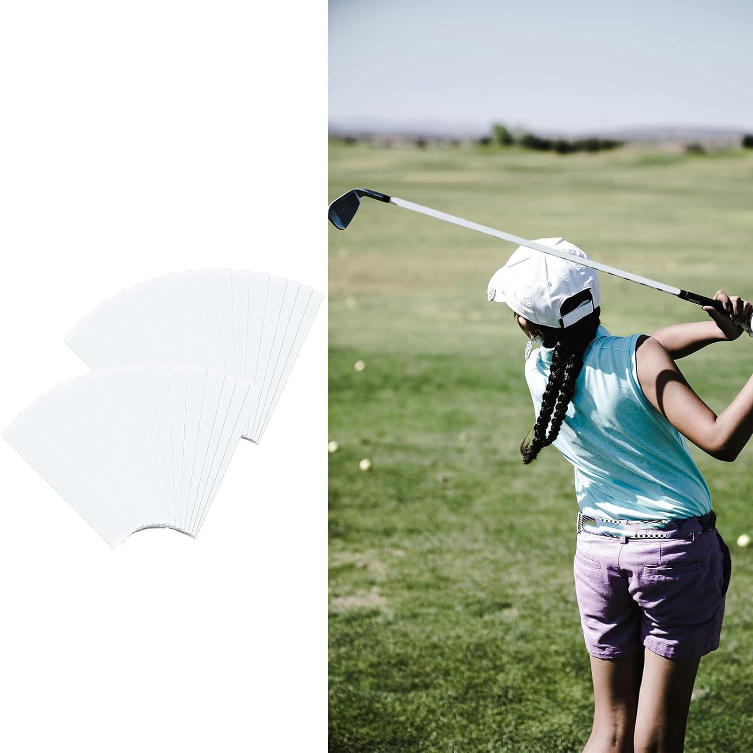 Cinta Adhesiva De Doble Cara Para Mangos De Golf - 15 Tiras De 25x5 Cm, Antideslizante, Cambio De Agarre Fácil